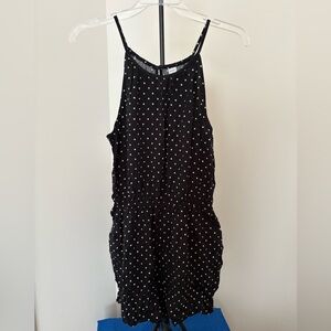 Old Navy Black and White Polka Dot Romper